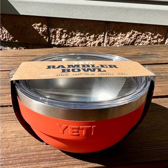 YETI RAMBLER™ 1 QT INSULATED BOWL, Papaya. - Picture 2 of 6